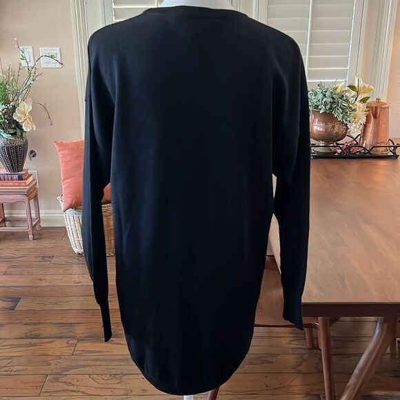 Vintage Escada 100% Wool Sweater Floral Embroidered Germany Designer Size 34 - Picture 5 of 10